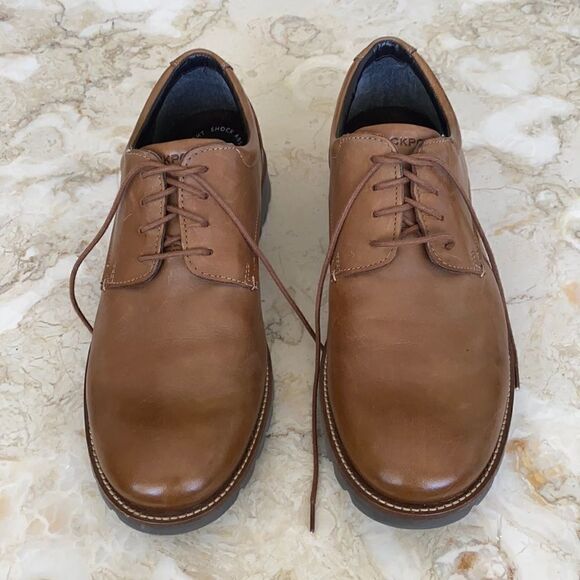 Rockport Colben Shock Absorbing Leather Oxfords - Picture 2 of 11